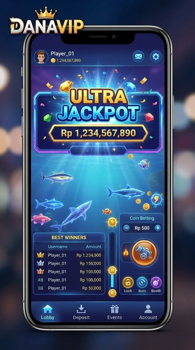 Screenshot fitur kategori aplikasi di danavip.